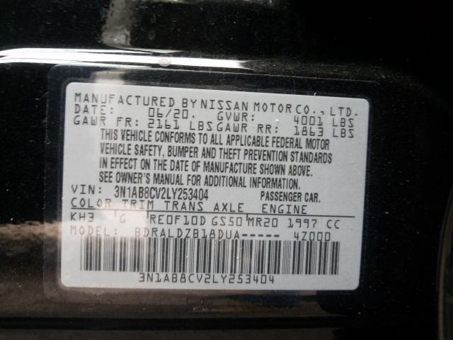 2020 NISSAN SENTRA SV 3N1AB8CV2LY253404