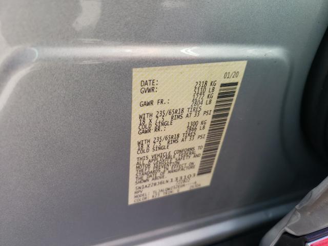 2020 NISSAN MURANO SV 5N1AZ2BJ6LN133103