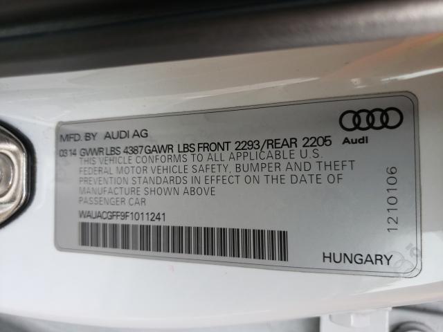 2015 AUDI A3 PREMIUM WAUACGFF9F1011241