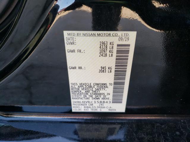 2020 NISSAN ALTIMA SL 1N4BL4EV9LC158843