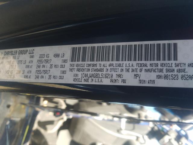 2013 JEEP WRANGLER S 1C4AJWAG8DL516210