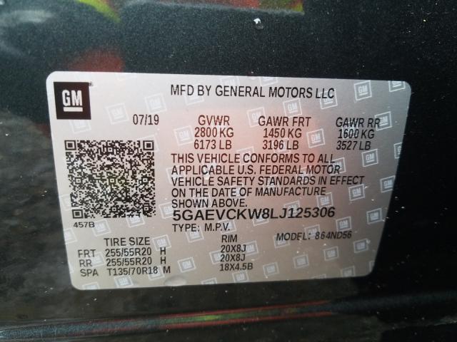 2020 BUICK ENCLAVE AV 5GAEVCKW8LJ125306