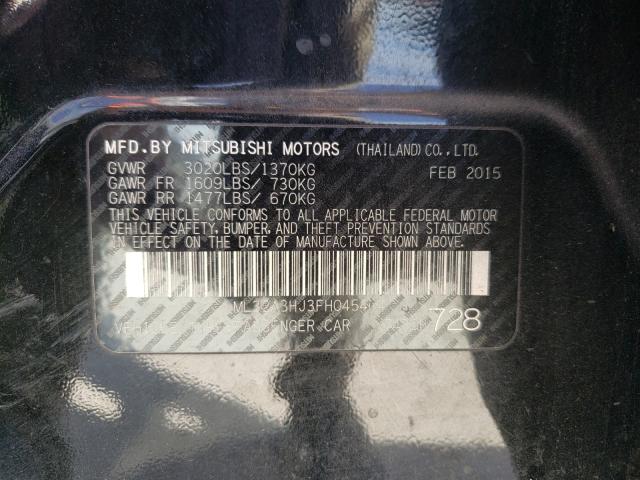 2015 MITSUBISHI MIRAGE DE ML32A3HJ3FH045404