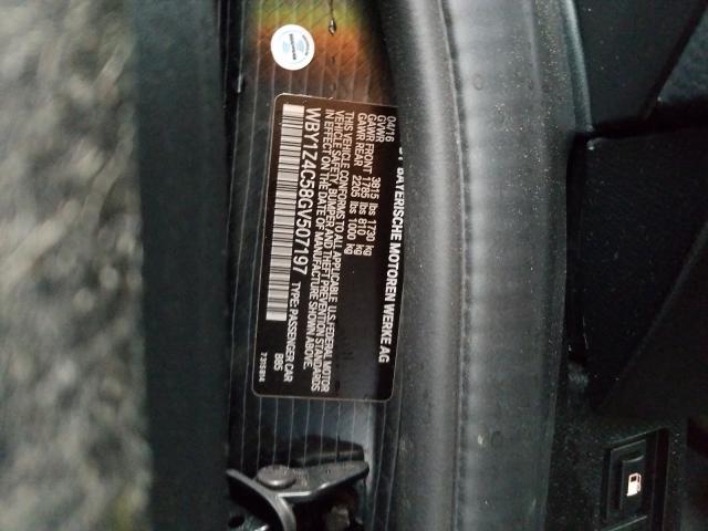 2016 BMW I3 REX WBY1Z4C58GV507197