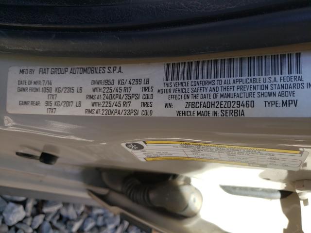 2014 FIAT 500L TREKK ZFBCFADH2EZ029460