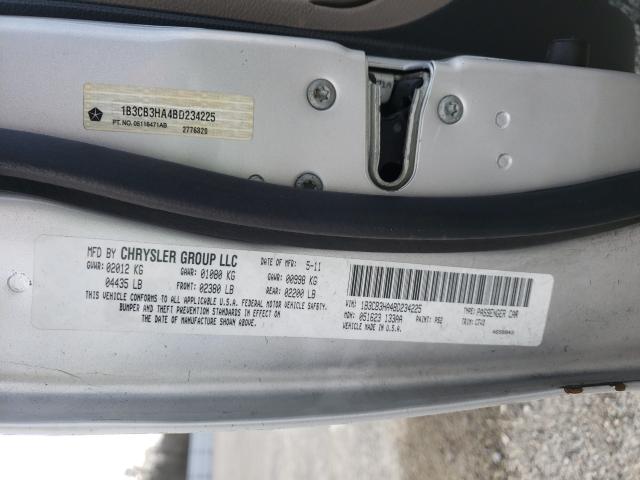 2011 DODGE CALIBER MA 1B3CB3HA4BD234225