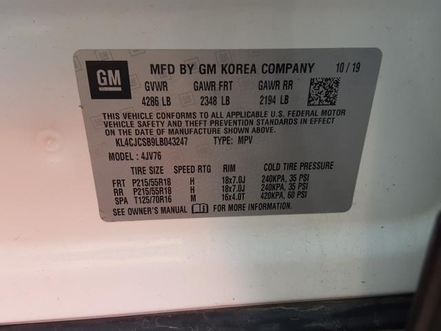 2020 BUICK ENCORE ESS KL4CJCSB9LB043247