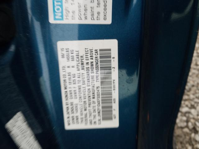 2015 HONDA CR-Z JHMZF1D4XFS003475