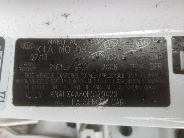 2014 KIA FORTE EX - KNAFX4A80E5120423