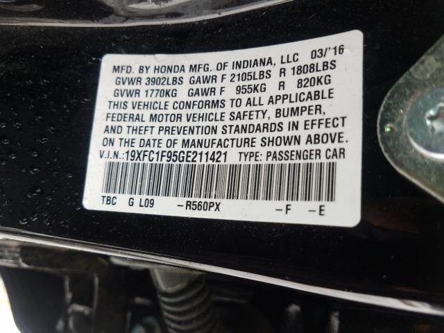 2016 HONDA CIVIC TOUR 19XFC1F95GE211421