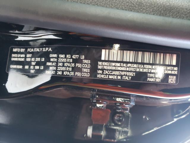 2017 JEEP RENEGADE L ZACCJABB7HPF65821