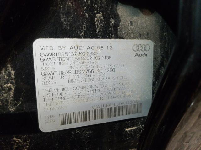 2013 AUDI A4 ALLROAD WA1UFAFL3DA112048