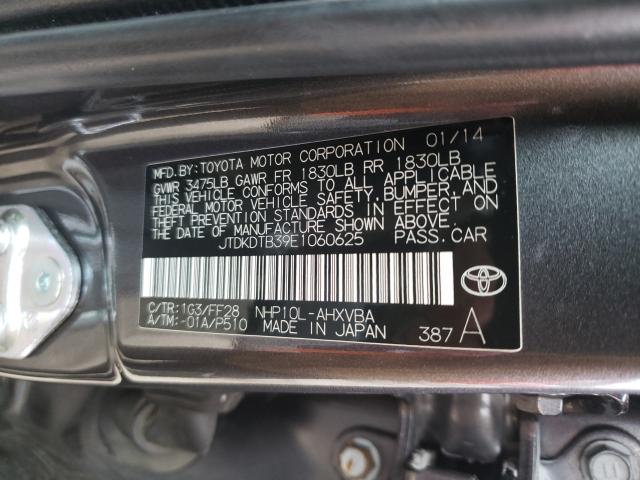 2014 TOYOTA PRIUS C JTDKDTB39E1060625