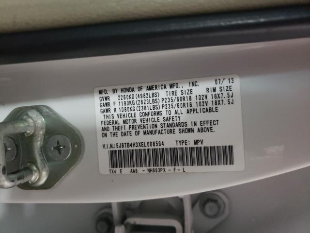 2014 ACURA RDX 5J8TB4H3XEL008594