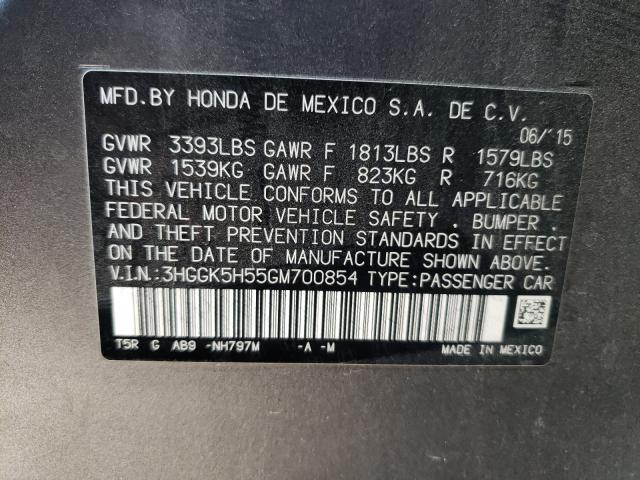 2016 HONDA FIT LX 3HGGK5H55GM700854