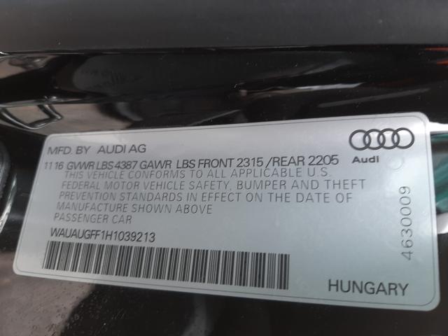 2017 AUDI A3 PREMIUM WAUAUGFF1H1039213