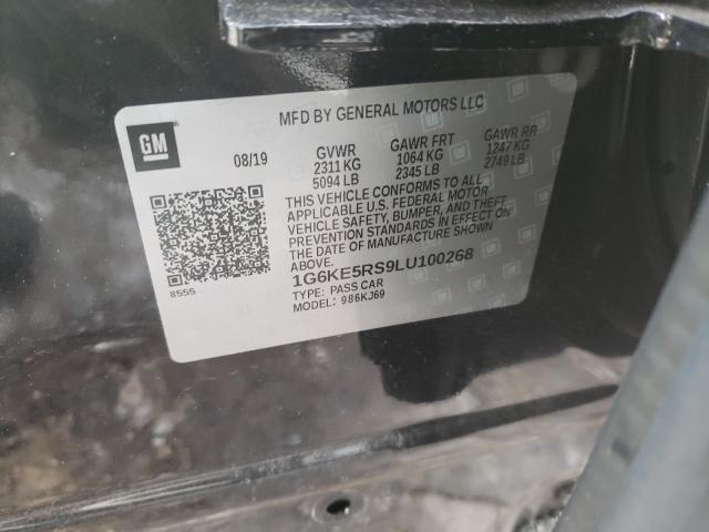 2020 CADILLAC CT6 LUXURY 1G6KE5RS9LU100268