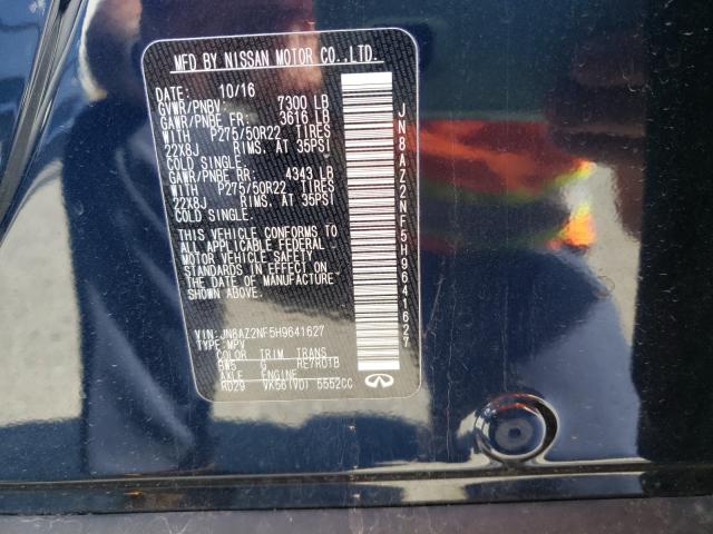 2017 INFINITI QX80 BASE JN8AZ2NF5H9641627