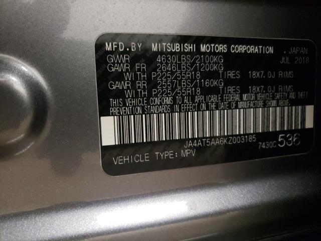 2019 MITSUBISHI ECLIPSE CR JA4AT5AA6KZ003185