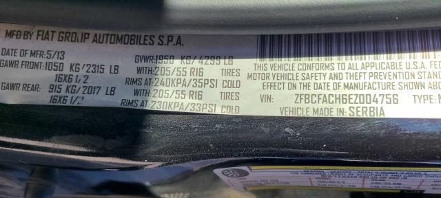 2014 FIAT 500L LOUNG ZFBCFACH6EZ004756