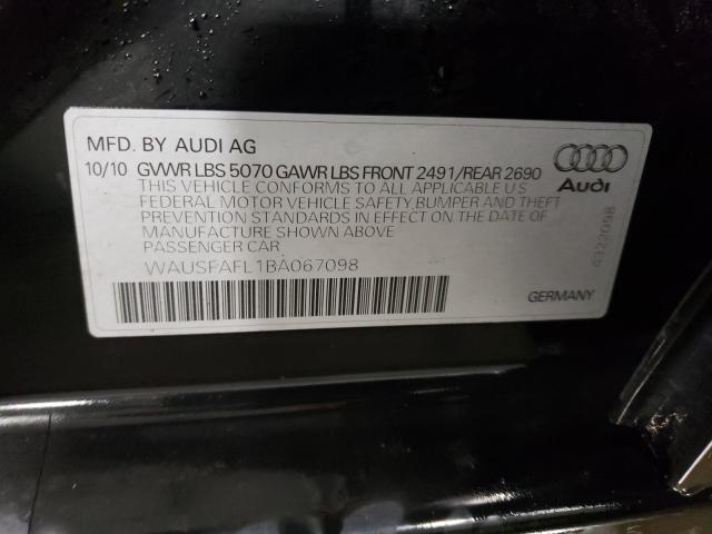 2011 AUDI A4 2.0T PR WAUSFAFL1BA067098