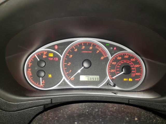 2010 SUBARU IMPREZA WR JF1GE7G65AG514329