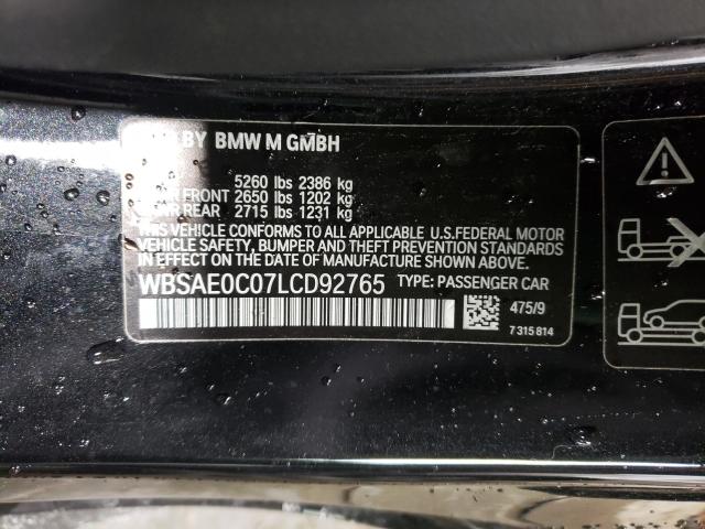 2020 BMW M8 WBSAE0C07LCD92765