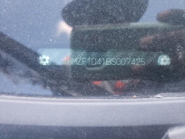 2011 HONDA CR-Z JHMZF1D41BS007425