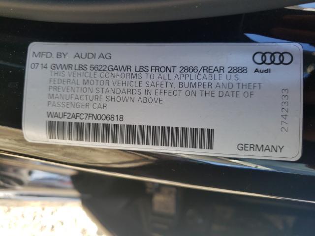 2015 AUDI S6 WAUF2AFC7FN006818