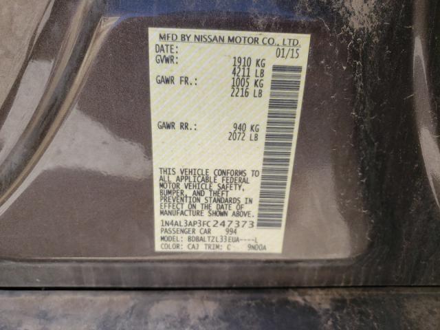 2015 NISSAN ALTIMA 2.5 - 1N4AL3AP3FC247373