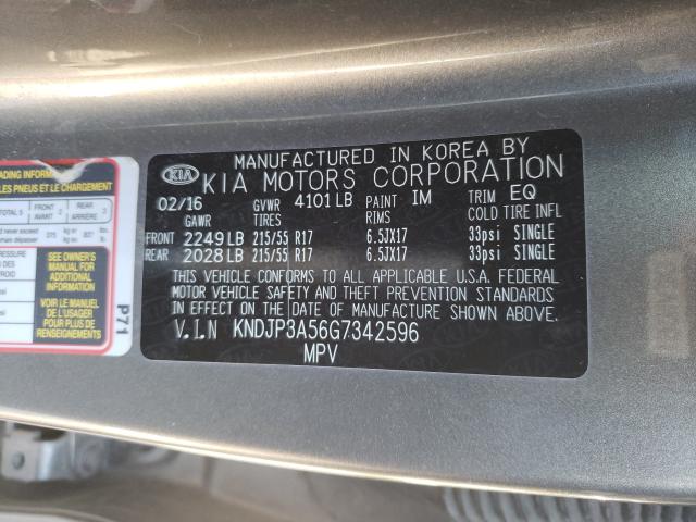 2016 KIA SOUL PLUS KNDJP3A56G7342596