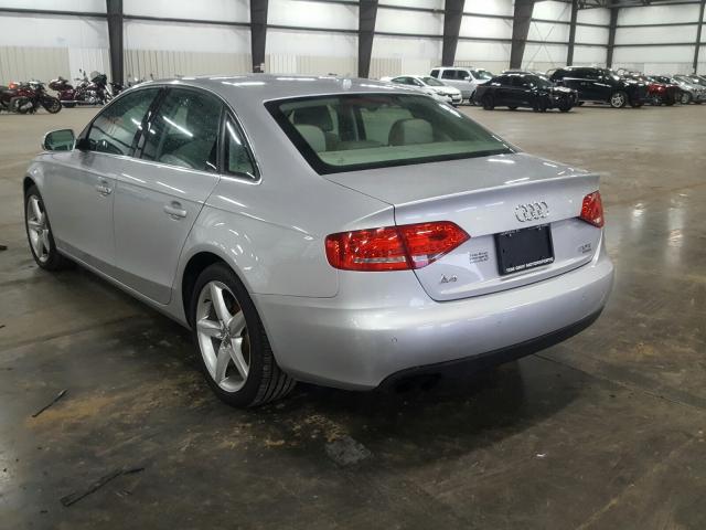 2011 AUDI A4 PRESTIG WAUKFAFL6BN023767