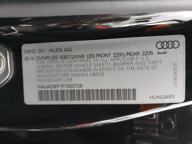 2015 AUDI A3 PREMIUM WAUACGFF1F1020726