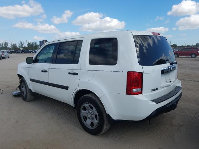 2014 HONDA PILOT LX 5FNYF3H22EB012331
