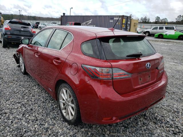 2011 LEXUS CT 200 JTHKD5BH9B2032626