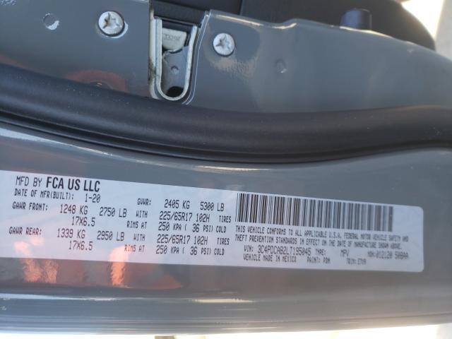 2020 DODGE JOURNEY SE 3C4PDCAB2LT195045