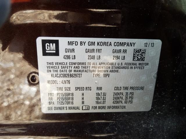 2014 BUICK ENCORE KL4CJCSB2EB629727