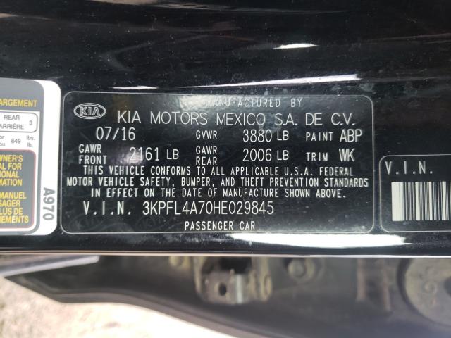 2017 KIA FORTE S 3KPFL4A70HE029845