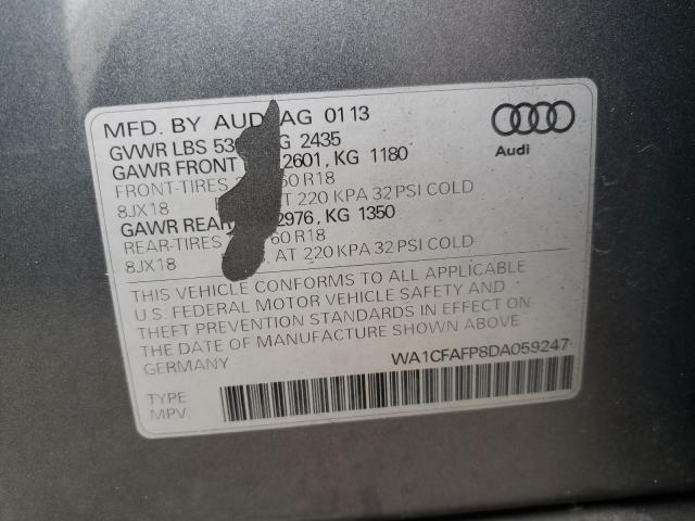 2013 AUDI Q5 PREMIUM WA1CFAFP8DA059247