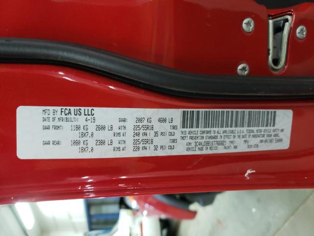2019 JEEP COMPASS LA 3C4NJDBB1KT766821