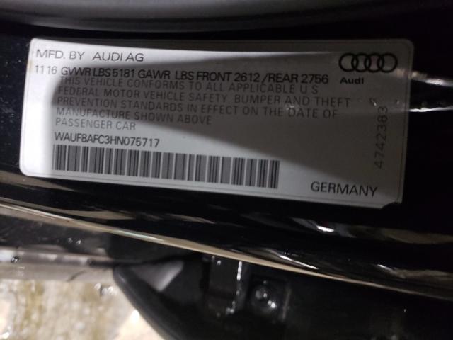 2017 AUDI 100 QUATRO WAUF8AFC3HN075717