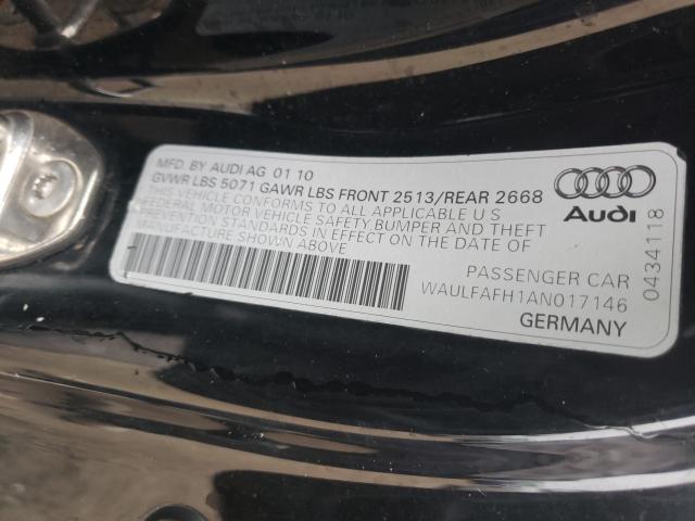 2010 AUDI A5 PREMIUM WAULFAFH1AN017146