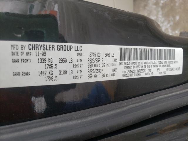 2010 VOLKSWAGEN ROUTAN SE 2V4RW3D1XAR199291