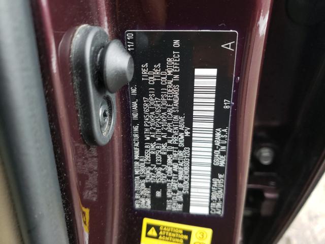 2011 TOYOTA HIGHLANDER - 5TDZK3EH0BS031203