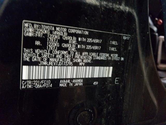 2018 TOYOTA RAV4 HV LE JTMRJREV7JD173795