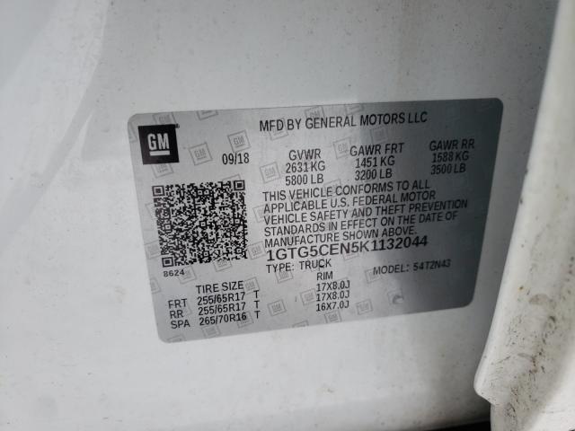 2019 GMC CANYON SLE 1GTG5CEN5K1132044
