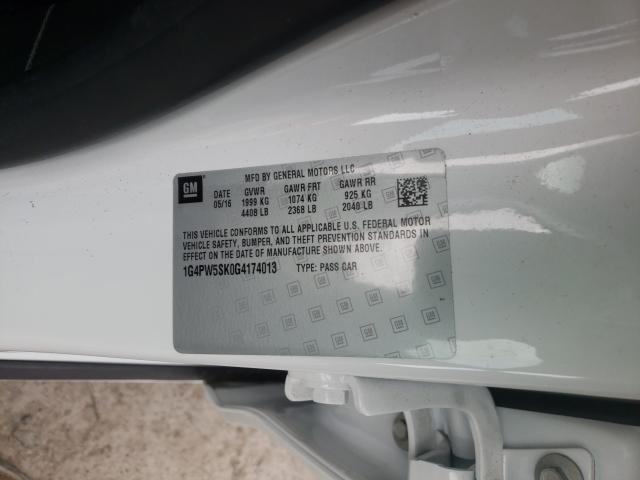 2016 BUICK VERANO SPO 1G4PW5SK0G4174013