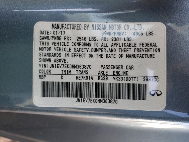 2017 INFINITI Q60 PREMIU JN1EV7EK0HM363870