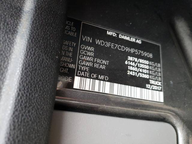 2017 MERCEDES-BENZ SPRINTER 2 WD3FE7CD9HP575908