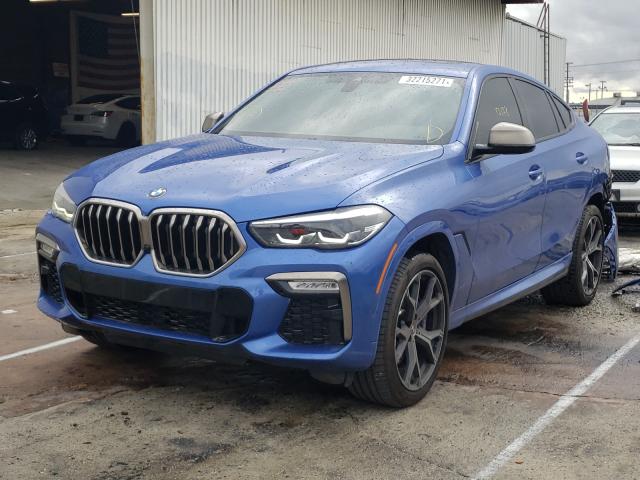 2020 BMW X6 M50I 5UXCY8C0XLLE40456